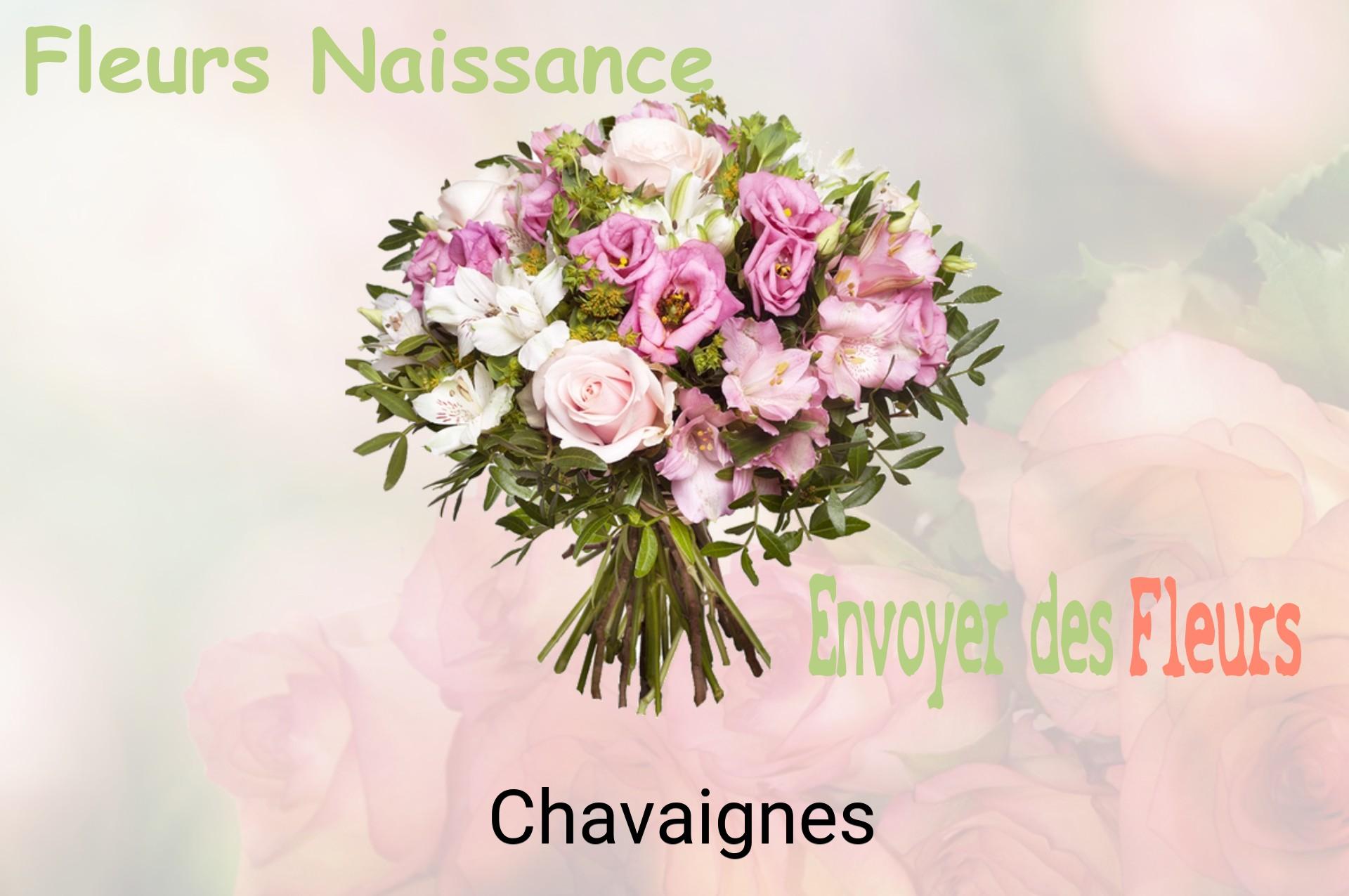 Bouquet de fleurs de naissance livré à Chavaignes